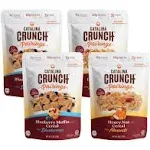 Catalina Crunch Pairings High Fiber Blueberry Muffin & Honey Nut Cereal, Vegan Snacks, Low Sugar 1g, Gluten & Grain Free, Low Carb, High Protein 10g & Fiber 7g, Keto Friendly Breakfast, 9 oz (Pack of 4)