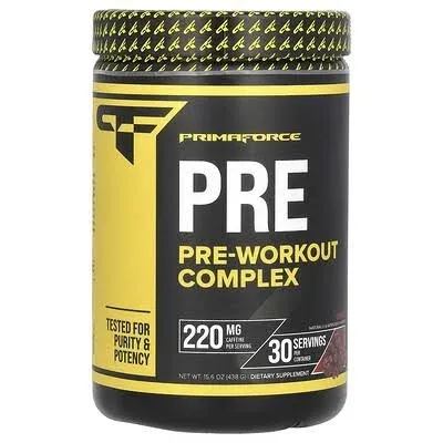 Primaforce Pre-Workout Complex Powder Grape 30 Servings