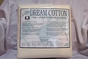 Quilters Dream Natural Cotton Request Batting (96'' x 93'') Double