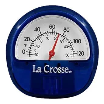 La Crosse Technology Indoor & Outdoor Magnetic Thermometer Blue