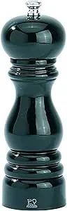 Peugeot - Paris Manual Salt Mill - Adjustable Grinder - Beechwood, Gloss Black