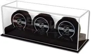 BCW 1-AD11-3 Acrylic Base Triple Puck Display