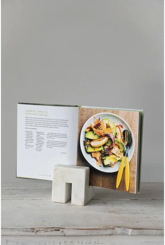 Marble Cookbook Stand