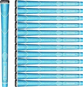 Geoleap Glory-T Rubber Golf Grips Set of 13 Standard/Medium 6 Color Options