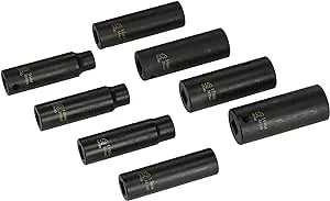 Sunex® 3653 - 3/8&quot; Drive Metric 6-Point Deep Impact Socket Set (8 Pieces)