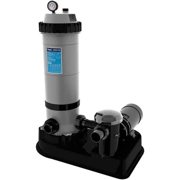 Raypak Protege Above Ground Pool Cartridge Filter Pump Combo 75 Sq.Ft 1HP Single Speed 018199