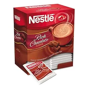 Nestlé Hot Cocoa Mix Rich Chocolate 0.71 oz Packets 50/Box 6 Box/Carton 25485CT