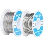 60/40 Rosin Core Solder Wire, 0.6mm and 1.5mm Tin Lead Rosin Core Solder for Stained Glass, Electronics, Gauge Wires, Jewelry, Electric Toys and Models,(0.6mm and 1.5mm/ 50g)