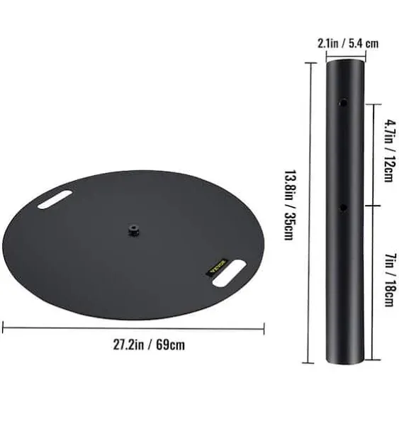 VEVOR 27" Round Umbrella Base