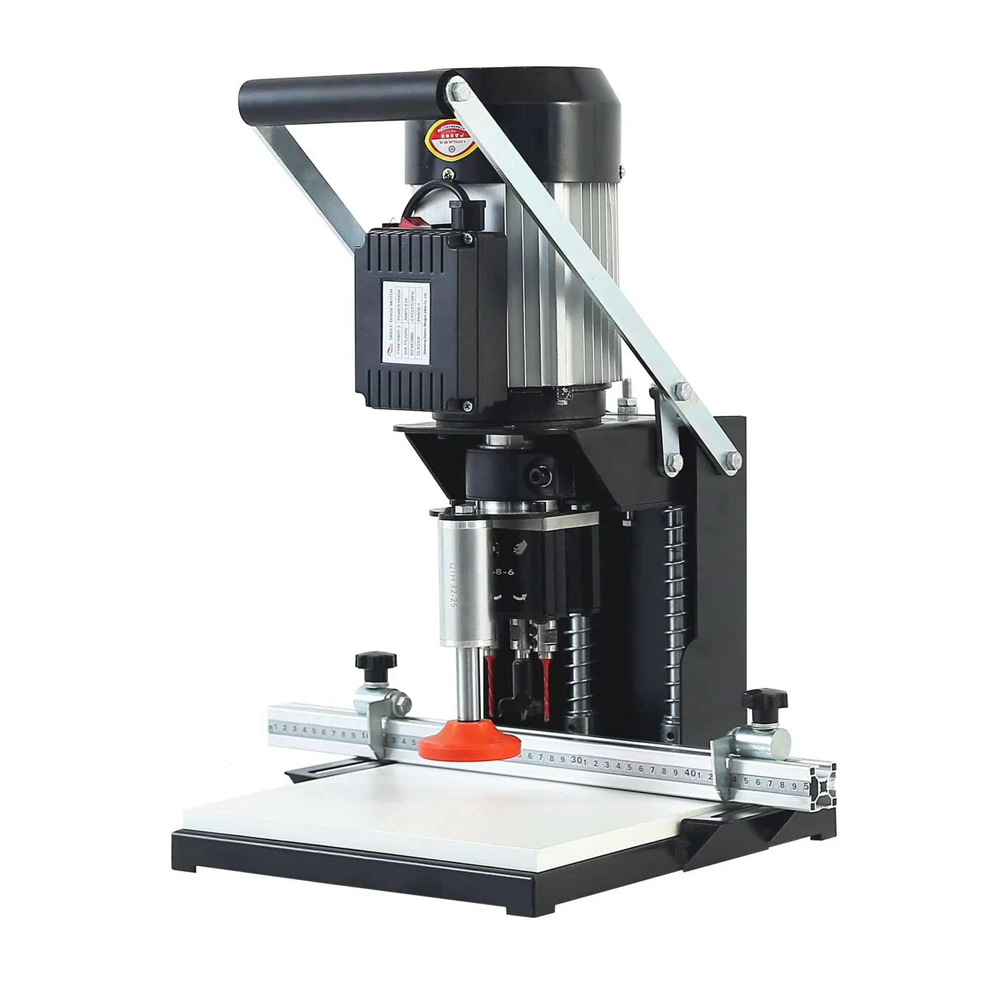 Hinge Drilling Machine Portable Hinge Drilling and Boring Machine for Woodworking, 1100W, 2880 RPM, 0-40mm Depth - Perfect for Cabinets, Wardrobes,