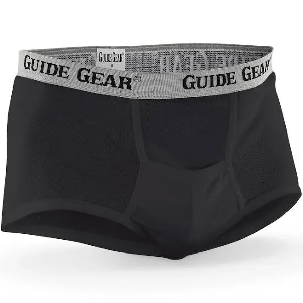 Guide Gear Men Boxers Briefs Pack of 6, Mens Boxer Shorts Underwear in Cotton with Elastic Waistband