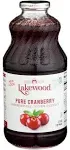 Lakewood Organic Cranberry Juice, 32 Fl Oz