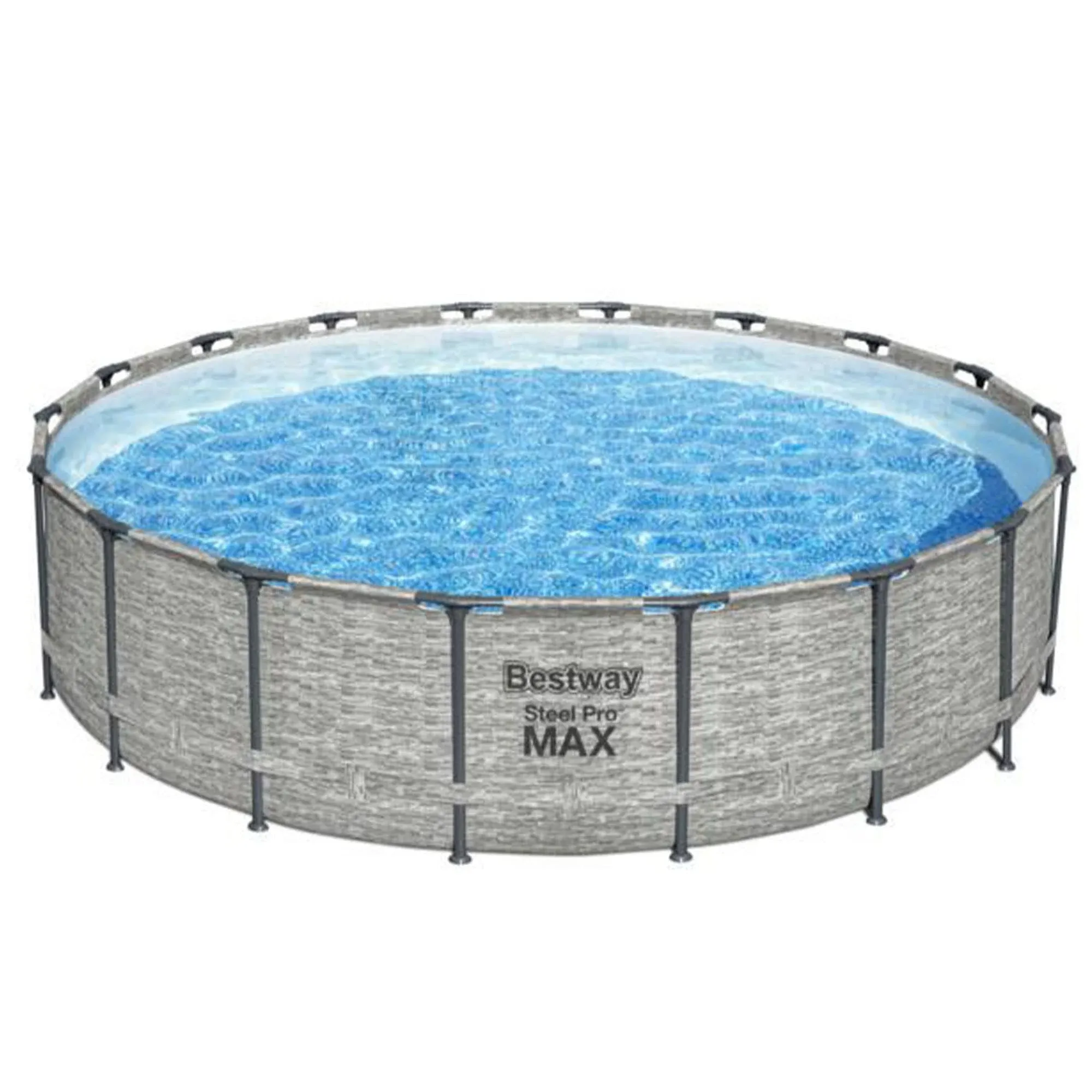 Bestway Steel Pro MAX 18'x48" Round Above Ground Swimming Pool with Pump & Cover