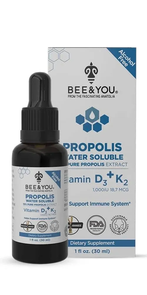 Propolis Water Soluble Extract with Vit D3 + Vit K2