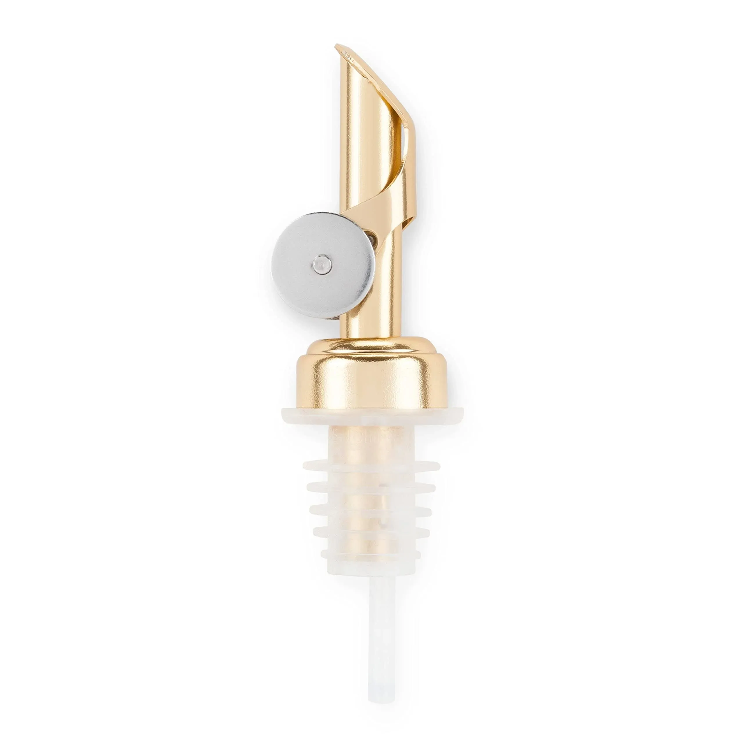 Bottle Pourer Spout Glide Weighted Gold and Black (Sold Individually)