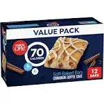 Fiber One Bars, Soft-Baked, Cinnamon Coffee Cake, Value Pack - 12 pack, 0.89 oz bars