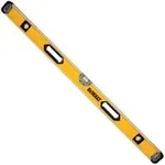 DEWALT Measuring Magnetic Box Beam Level 48&#034; Aluminum 3-Vials Standard Level