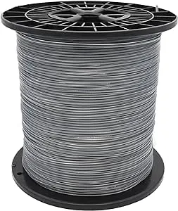 105 Trimmer Line, 105 String Trimmer Line, 105 Weed Eater String, 3Lbs-0.105Inch-628Ft 105 Weed Wacker String, Commercial Square .105 Trimmer Line, Weed Eater String .105 Fits Most of String Trimmers