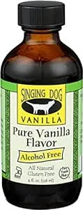 Singing Dog Vanilla Pure Vanilla Flavor Alcohol Free - 4 oz bottle