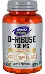 Now Foods, D-Ribose 750 mg 120