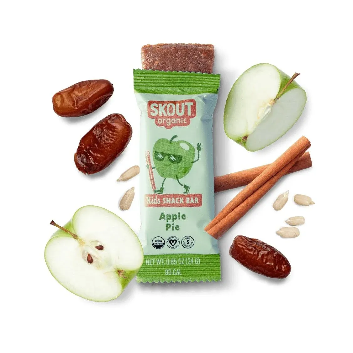 Skout Organic Apple Pie Kids Bar by Skout Organic