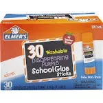 Elmer's Washable School Glue Sticks Purple 30/Box