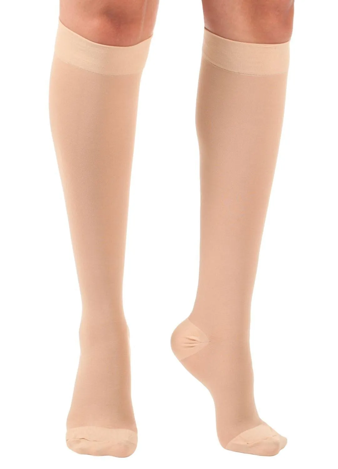 Absolute Support Made in USA - Opaque Compression Socks for Women and Men 30-40mmHg - Graduated Support Compression Stockings for Post Surgery