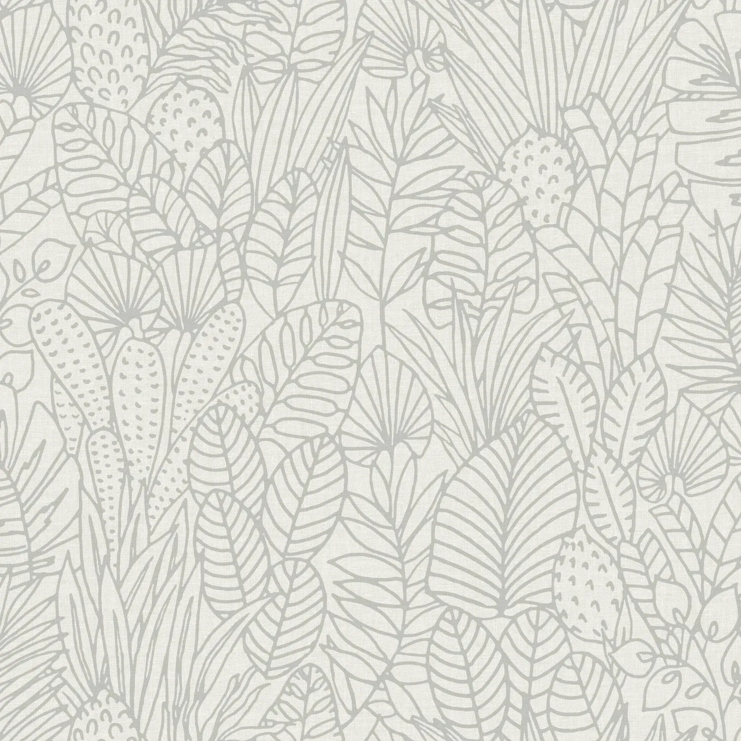 RoomMates RMK12047WP: Tropical Leaves Sketch Peel & Stick Wallpaper