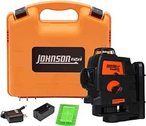 Johnson Level - 40-6674 - Self-Leveling 3x360 Laser with GreenBrite Technology