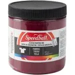 Speedball 8 oz. Fabric Screen Printing Ink Burgundy