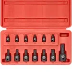 Neiko Pro 10282B 13 Piece Impact Resistant Star Socket Bit Torx Set T10 - T60