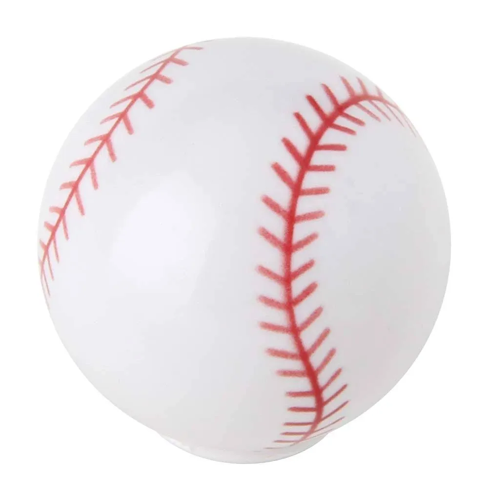 Silverline Baseball Sport Cabinet Knobs