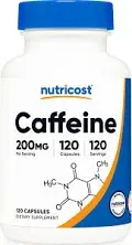 Nutricost Caffeine Pills 100mg, 500 Capsules