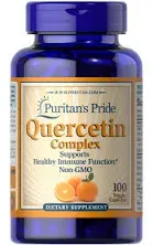 New Puritans Pride 100 Veggie Caps Quercetin Complex Vit C Support Immune System