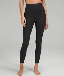 Lululemon Women's Align High-Rise Ribbed Pant 25" Size: 20 Black