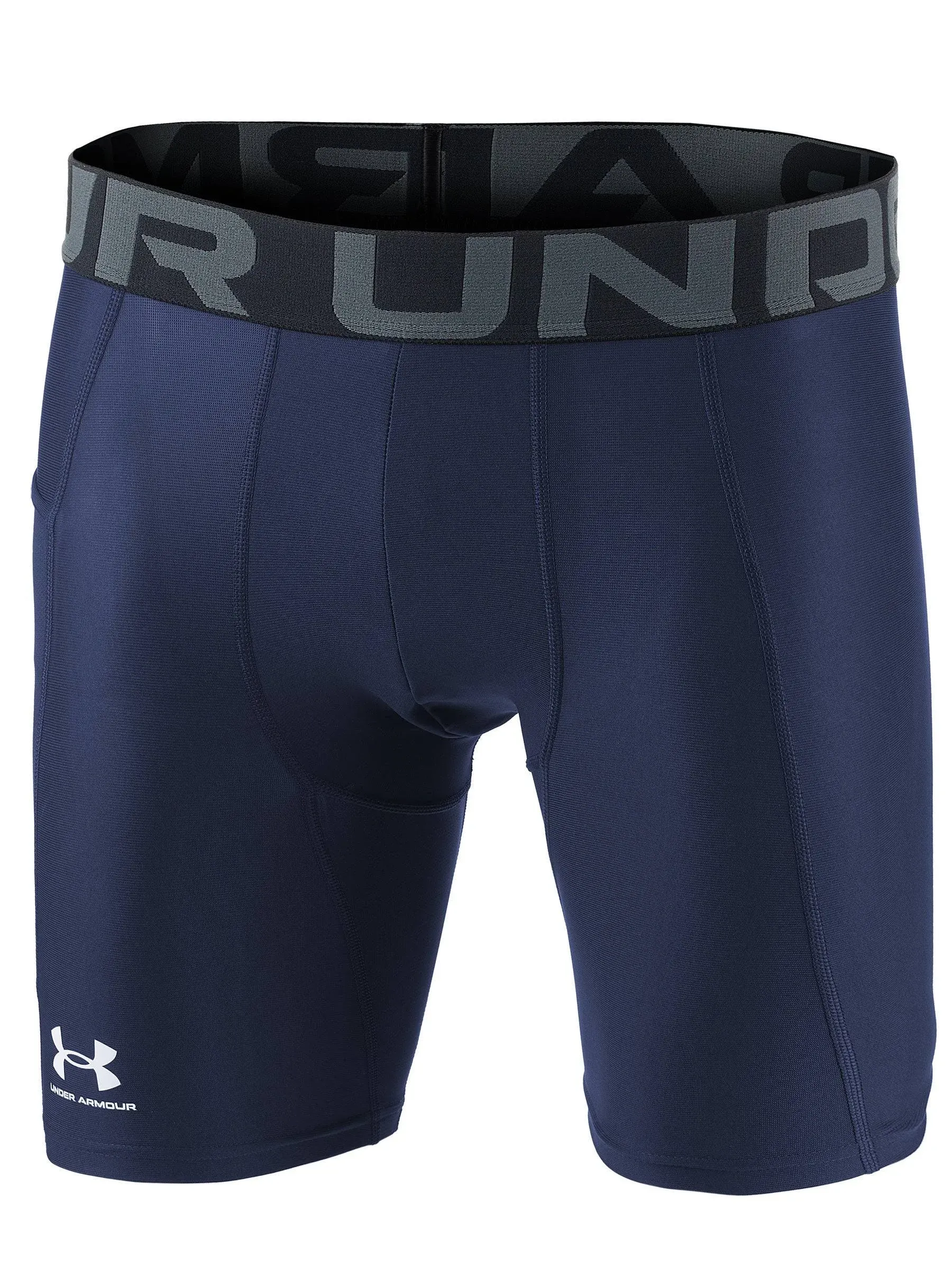 Under Armour Men&#039;s HeatGear Compression Shorts, Blue