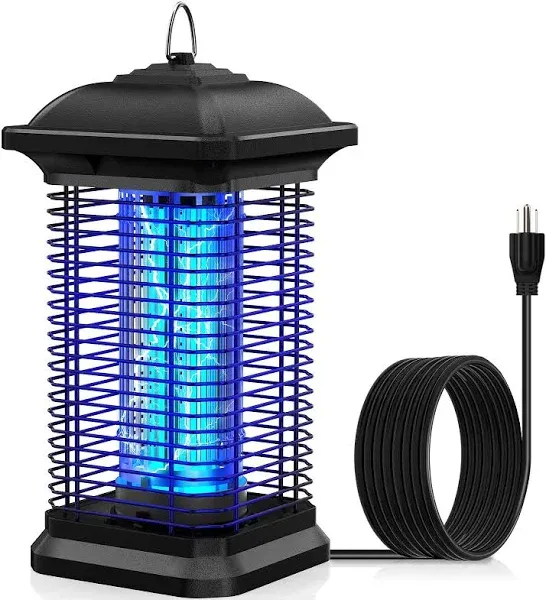 Bug Zapper for Outdoor &amp; Indoor, Upgraded 18w Exclusive Blue Violet Lamp, 100...