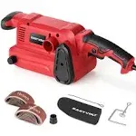 Eastvolt 7 Amp Belt Sander 200-360RPM with 6 Variable Speed, 3 x 18 Inch Belt...