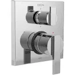 Delta T24967 Ara Angular Modern Monitor 14 Series Valve Trim with 6-Setting Integrated Diverter - Chrome