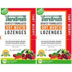 TheraBreath Dry Mouth Lozenges with Zinc, Tart Berry Flavor, 100 Count (Pack of 2)