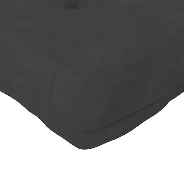 DHP Eve 8 in. Thermobonded High Density Polyester Fill Foam Core Medium Comfort Tight Top Gray Full Futon Mattress 6281739