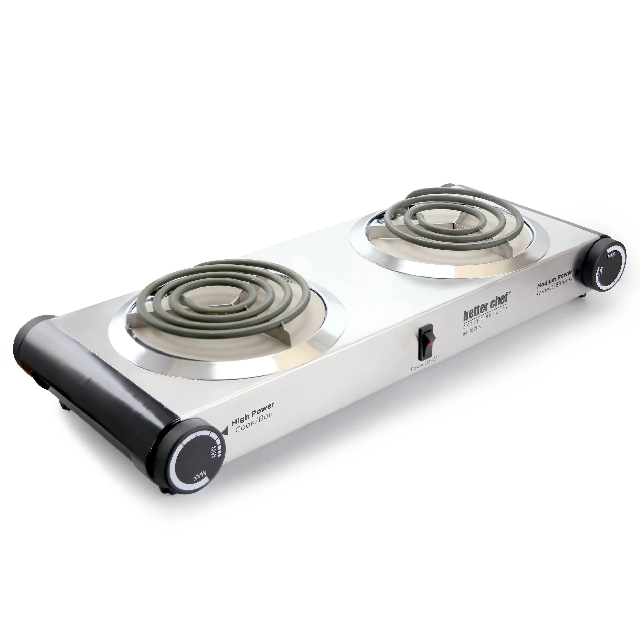 Better Chef Im-302Db Stainless Steel Dual Electric Burner