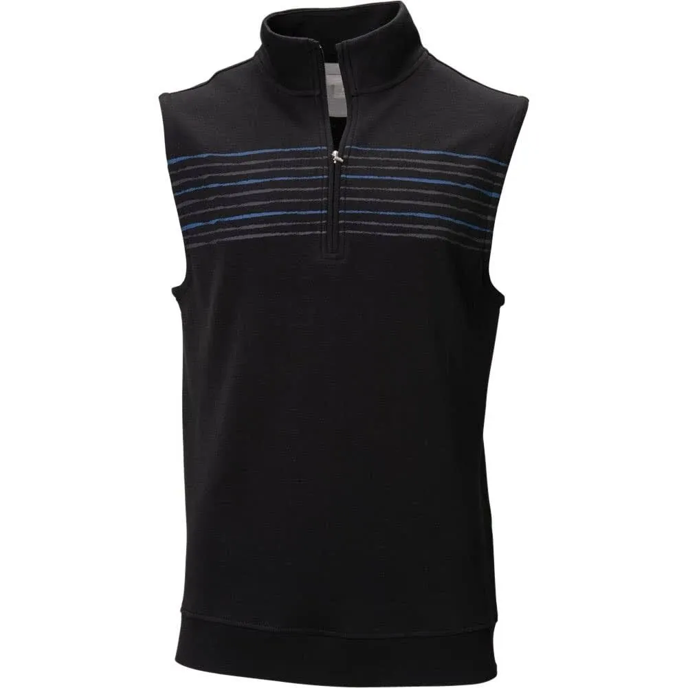 TGW Men&#x27;s Chest Stripe 1/4-Zip Golf Vest