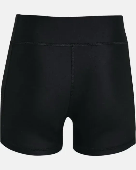 Under Armour Heatgear Shorty Team 4" Shorts - Girls' Black / White S