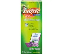 Zyrtec Allergy Syrup, Children's, Bubble Gum - 4 fl oz