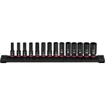 for Milwaukee 49-66-7008 SHOCKWAVE 3/8" Drive Metric 6 Point Socket Set - 14PC