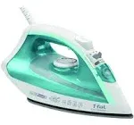 T-fal, Iron, Ecomaster Steam Iron for Clothes, Ceramic Soleplate, Eco-Friendly with Steam Trigger, 1400 Watts, Anti-Drip, Ironing, Programmable Steaming, Blue Clothes Iron, FV1742U0