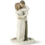 TOGETHER CAKE TOPPER FIGURE SCULPTURE HAND PAINTING WILLOW TREE BY SUSAN LORD