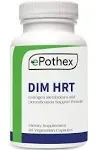 DIM HRT - Estrogen Metabolism + Detoxification Support Formula for Men and Women | DIM + SGS TrueBroc | Hormone Balance, Menopause, Hot Flashes Relief | Gluten-Free, Non-GMO | 60 Capsules