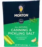 Morton 4 lbs Salt Canning & Pickling